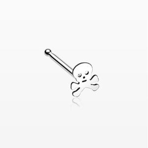 ❌SOLD❌ Skull Nose Stud - 20g